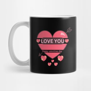 Love You -Happy Valentines Day Mug